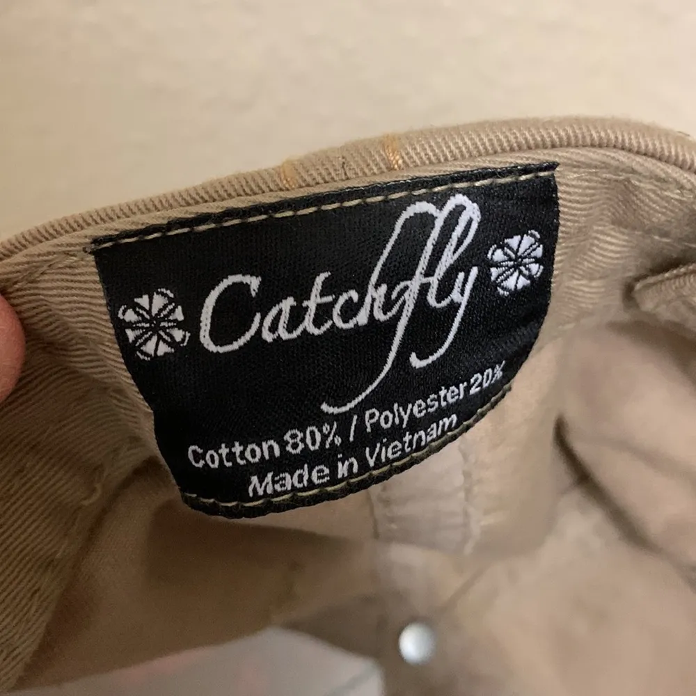 Catch Fly Boho Feather Print Embroidered “Mama Tried” Ponytail Baseball Hat Size - Image 5