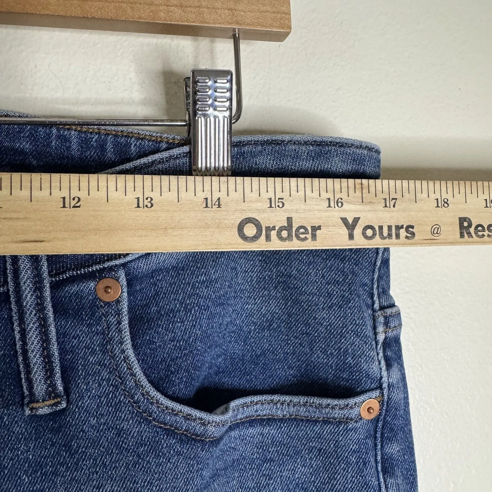 Madewell Jeans Womens 33 The Perfect Vintage Jean High Rise Fair Trade Denim Pan - Image 4