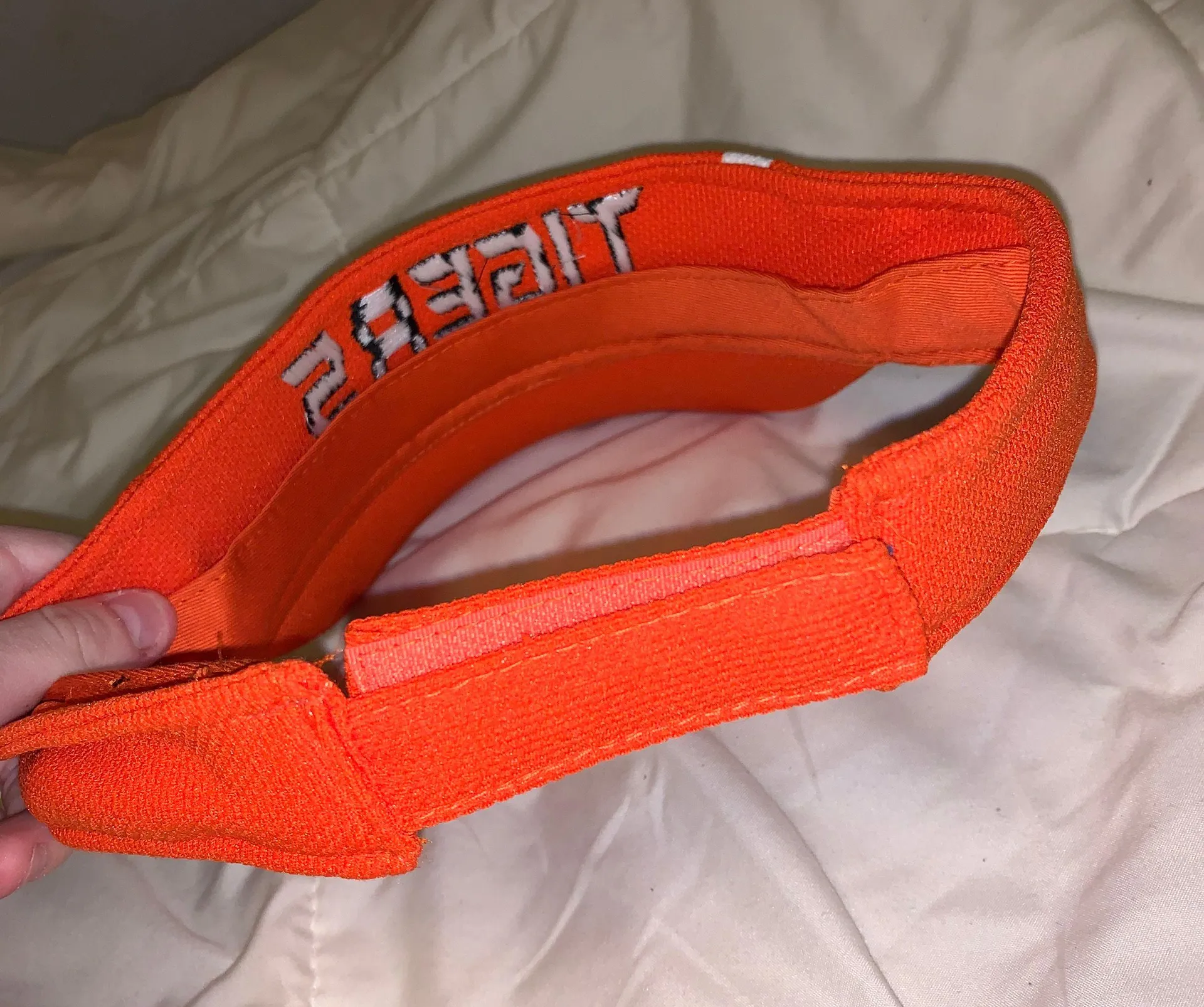 Velcro Tigers Visor Orange - Image 2