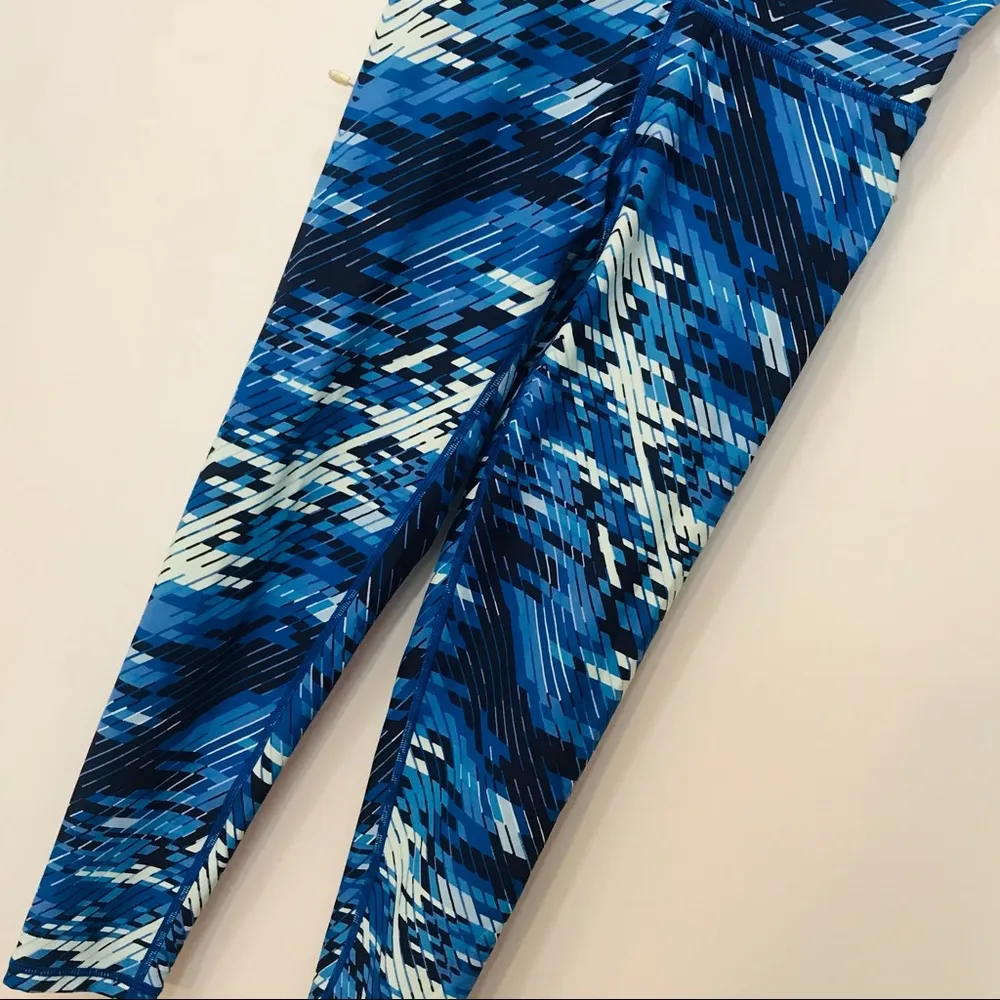 Aerie American Eagle blue leggings sz Small - Image 8