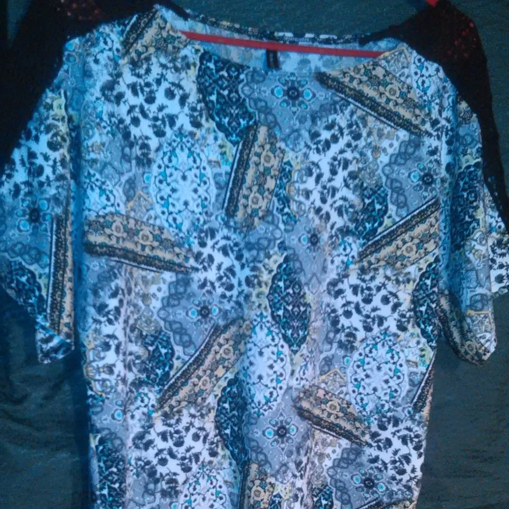 Bleeker & McDougal Short Sleeved Blouse White Size M - Image 9