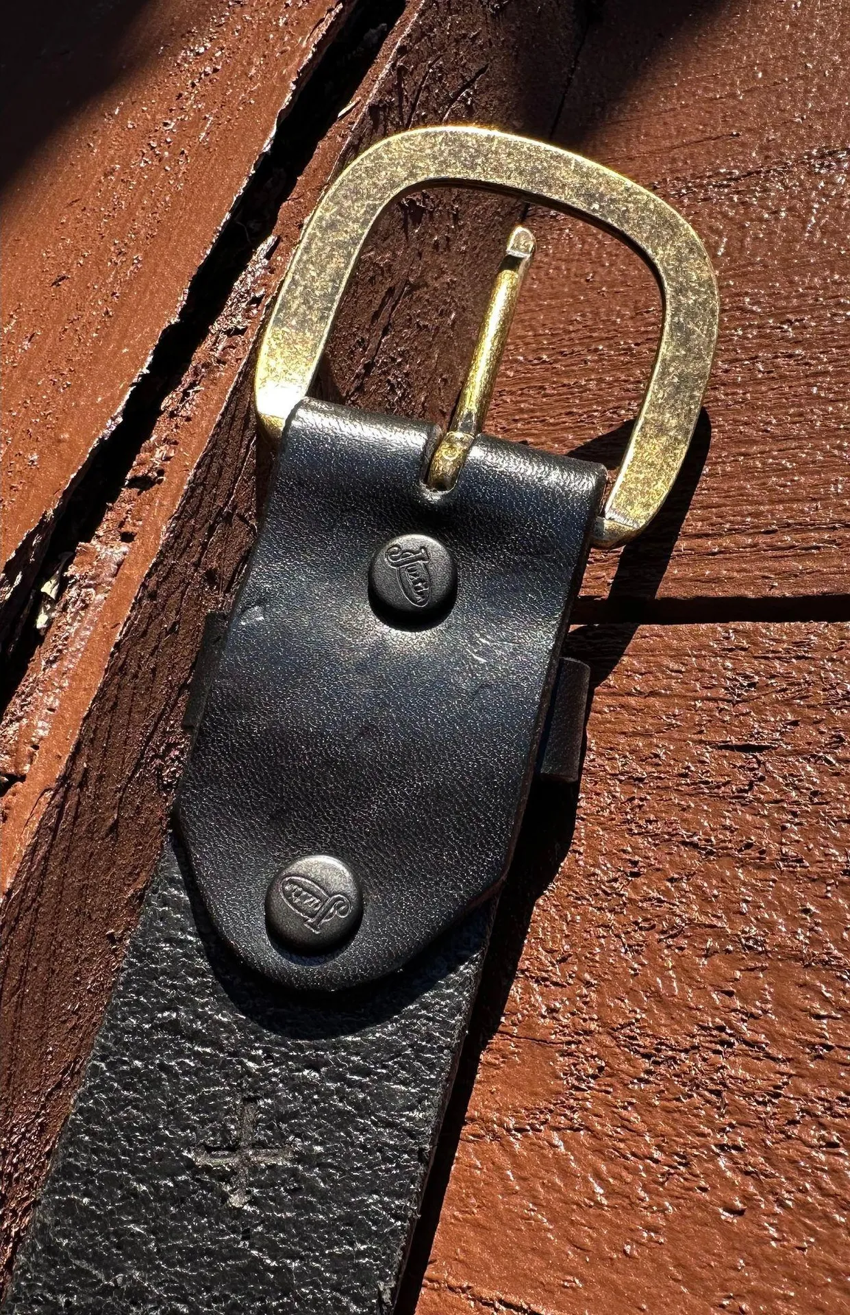 Justin Top Grain Cowhide Leather Belt - Image 2