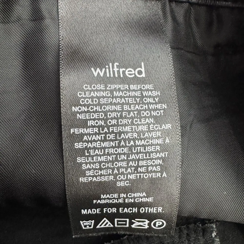 Aritzia Shorts Size 0 Womens Wilfred Effortless Vegan Leather High Waist Grunge - Image 5