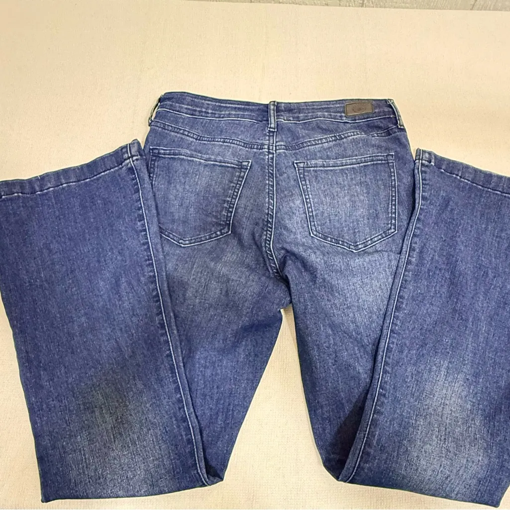 Sofia by Sofia Vergara Dark Blue Flare Jeans Size 8 S - Image 3