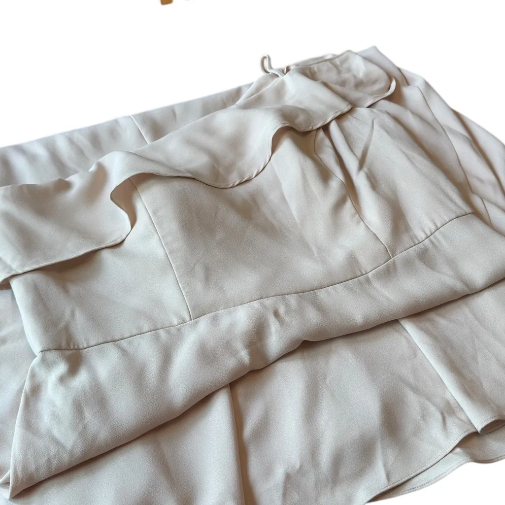 Hayley Paige Occasions W914 One-Shoulder Bridesmaid Dress Size 22 Cashmere NWT - Image 13