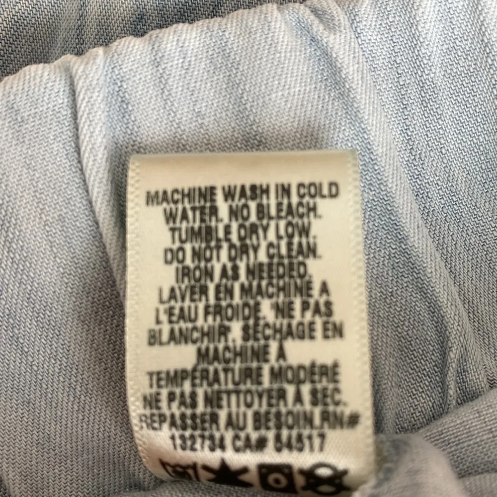 Bella Dahl blue chambray tie dye jogger pants XS - Image 7