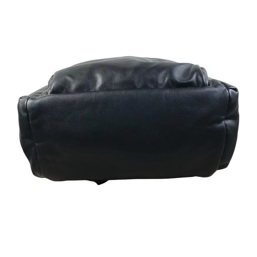 OMANMOLI Leather Diaper Backpack Black Large Organizing Pockets Travel Everyday - Image 10