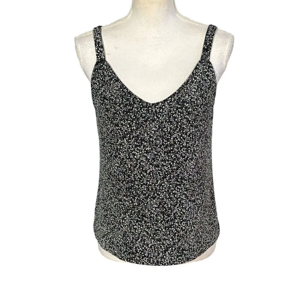 New Ali Miles Jacket Size Medium Petite Black Abstract Artsy Art to Wear Work - Image 2