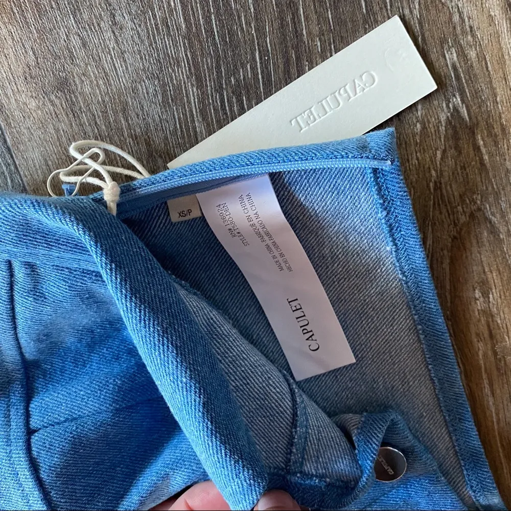 Capulet Hayley Bustier Tie Strap Crop Top Size XS - Image 14