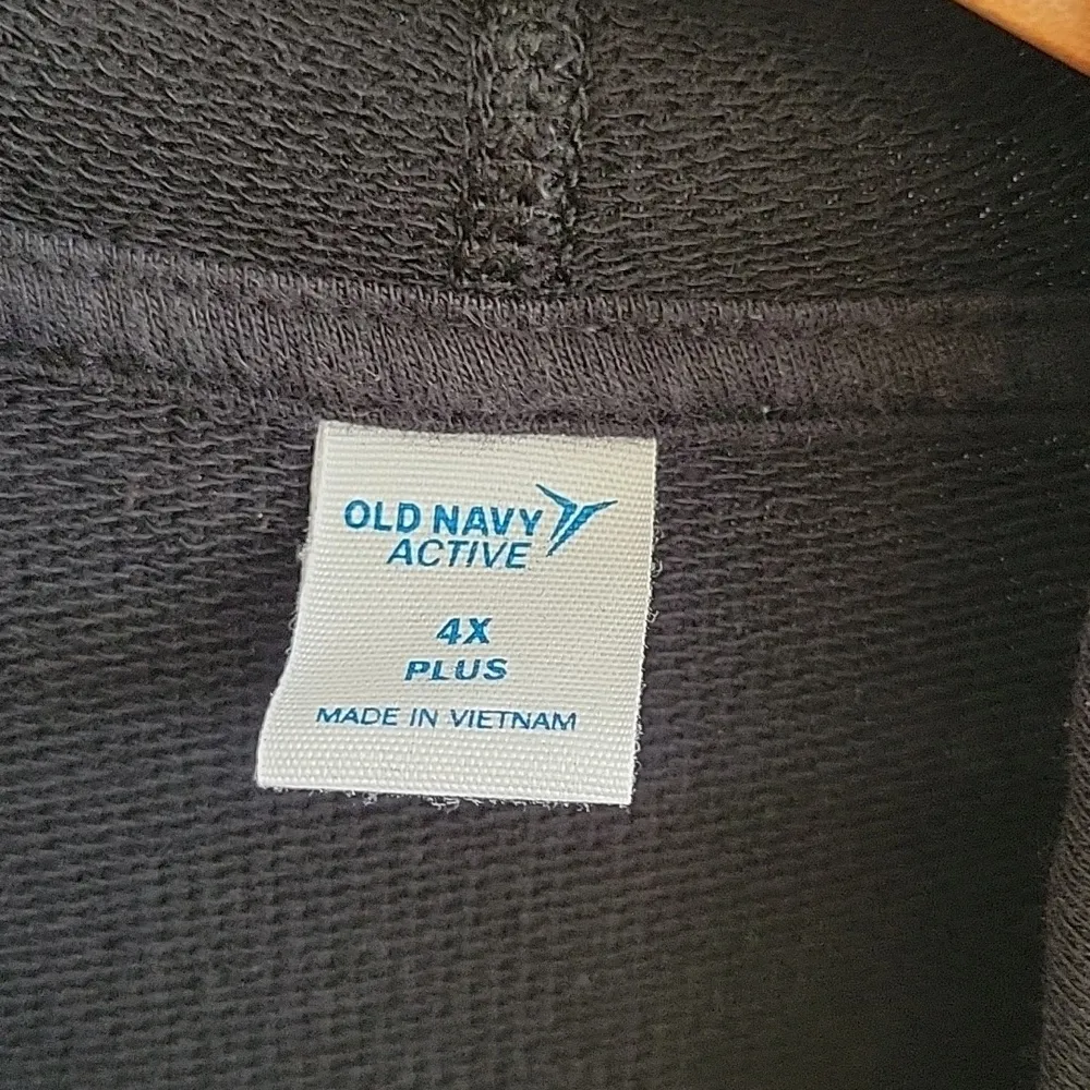 Old Navy  Active Tie-front Wrap Cardigan Black Size 4X - Image 2