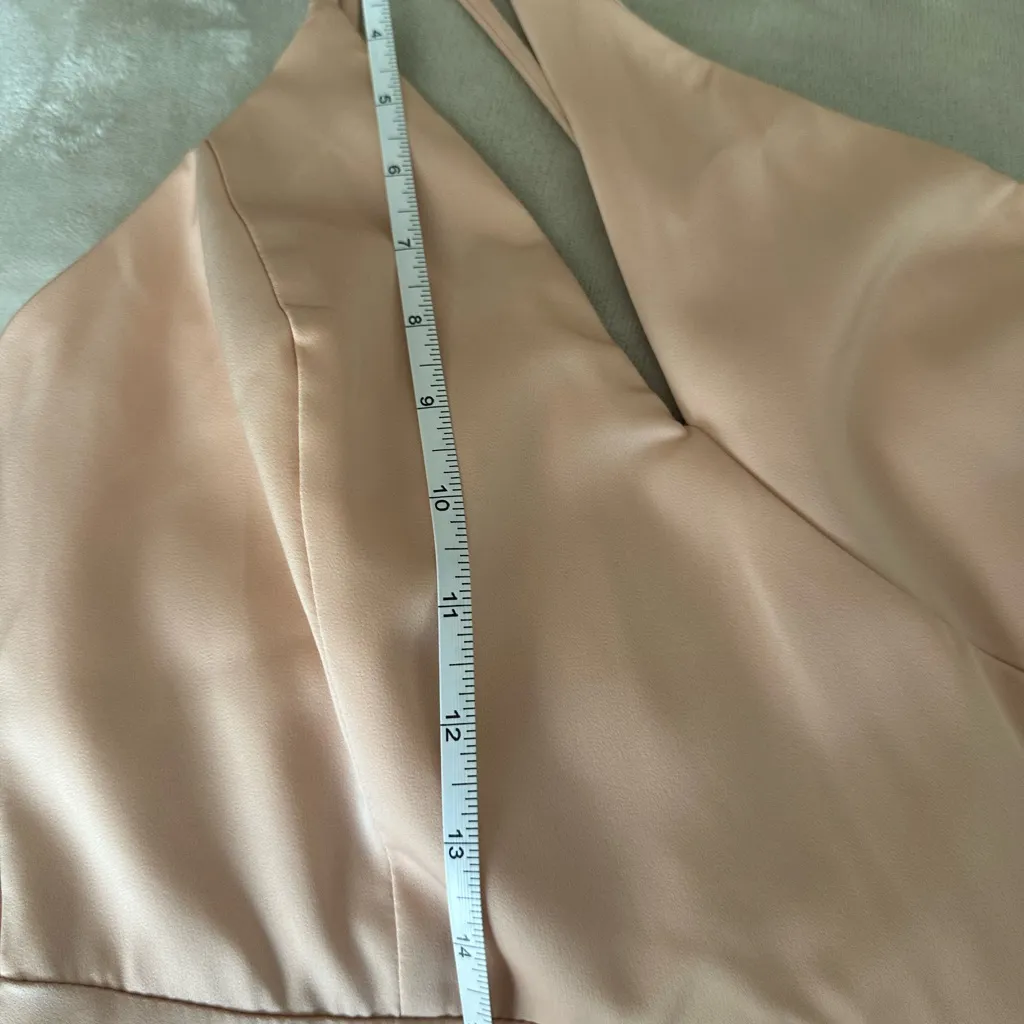 Lulu's Blush One-Shoulder Dress size M - Image 9