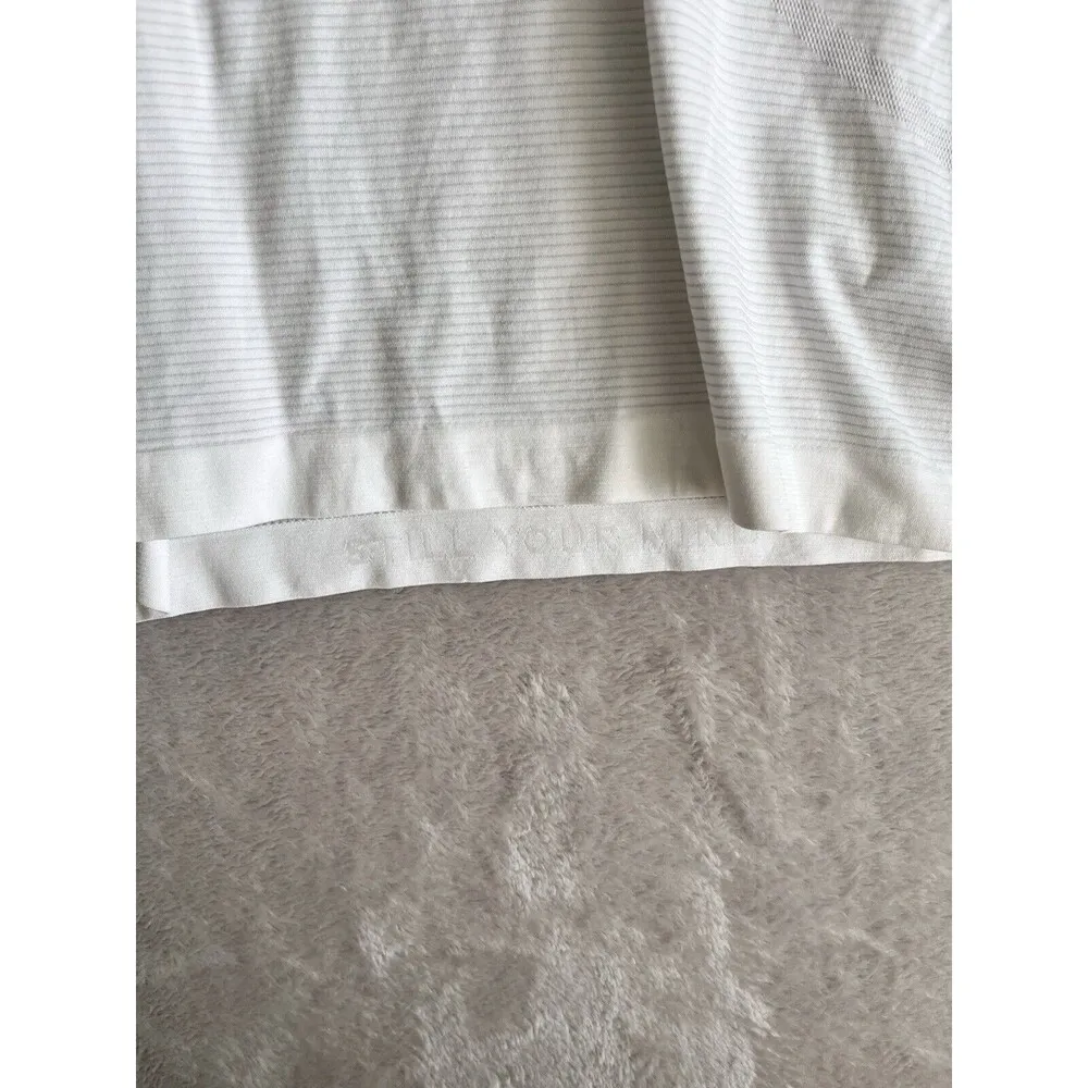 Lululemon Womens 6 Swiftly Tech 2.0 Long Sleeve White Gorpcore Gym Workout Yoga - Image 3