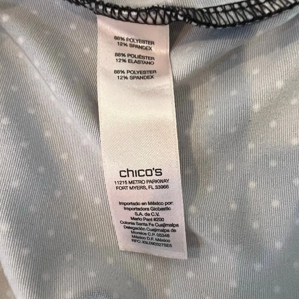 Chico’s Ultimate Fit Polka Dot Print Stretch Crop Leggings Size 0 (US Small/4) - Image 10