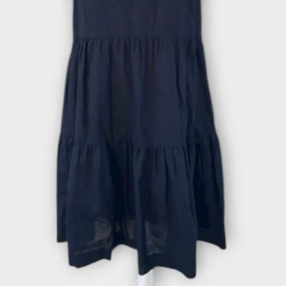 Sea New York Lee Eyelet Embroidered Tunic Dress Black Linen XS‎ - Image 5