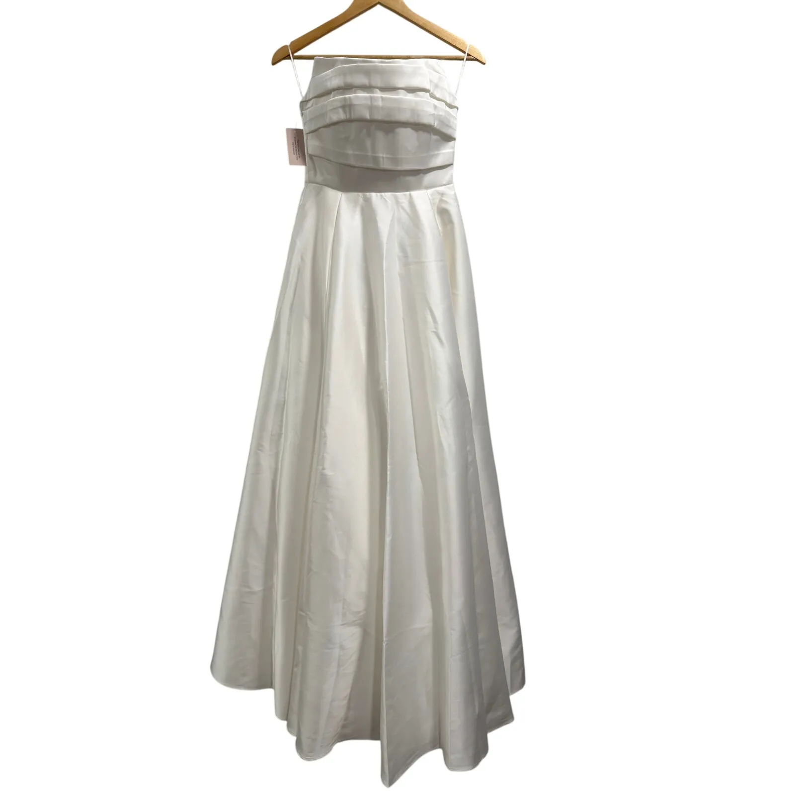 Sau Lee x REVOLVE Heidi White Bridal Bodice Minimalist Satin Gown NWT $795 4 - Image 2