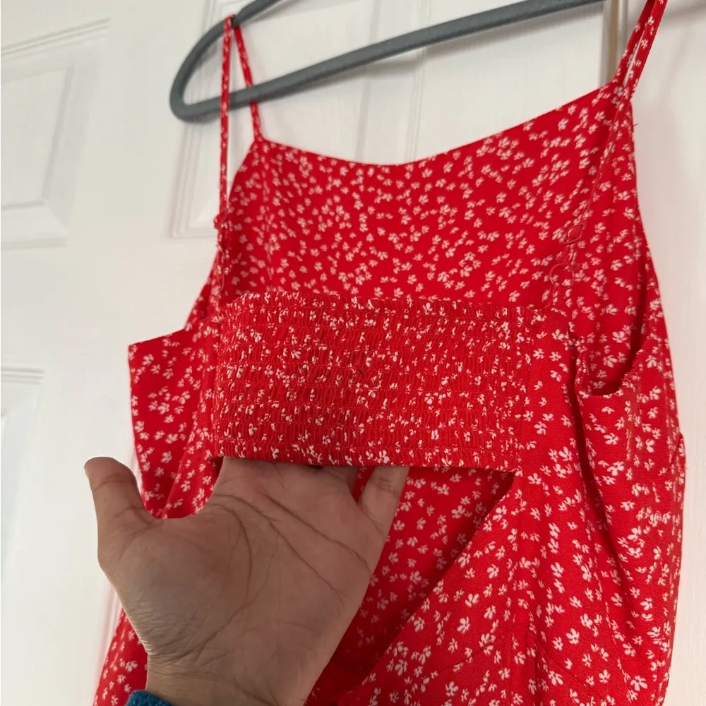 Wild Fable Cut Out Back Wide Leg Floral Jumpsuit - Image 6