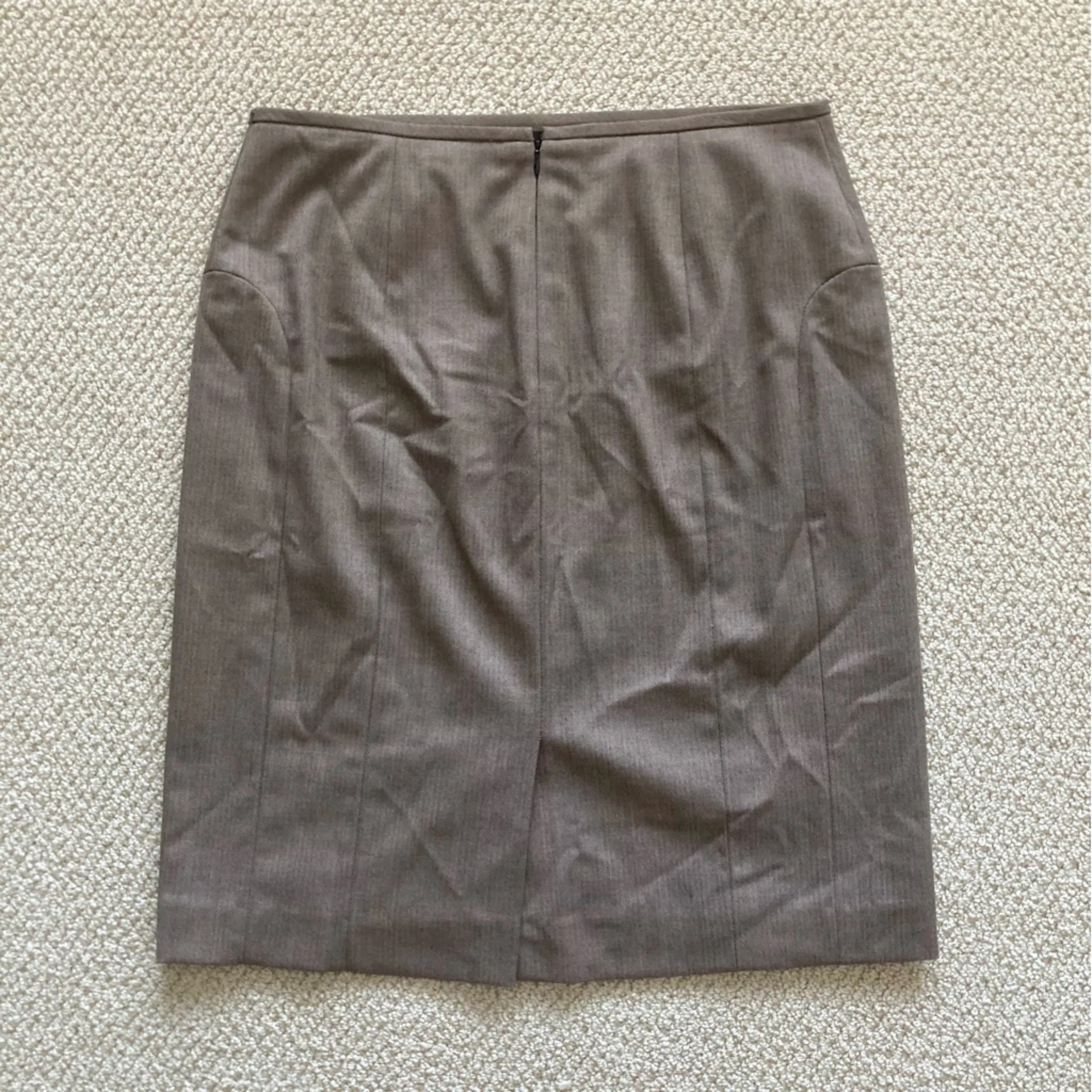 Antonio Melani Brown Pencil Skirt Size 8 Fitted Bodycon Business Professional - Image 5