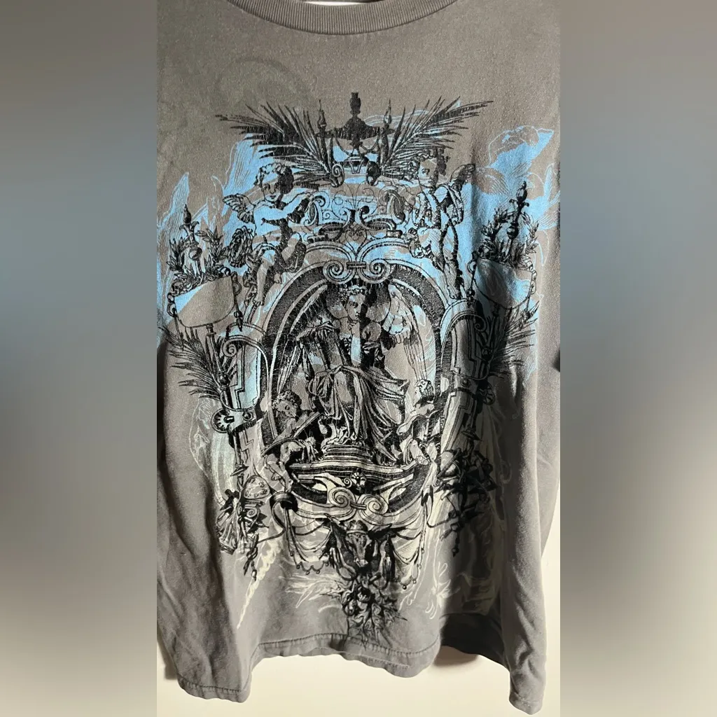 Anchor Blue y2k graphic tee - Image 2