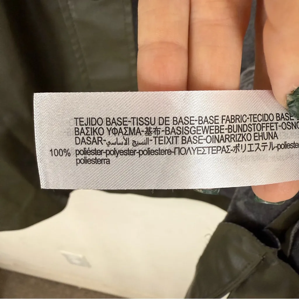 Zara FAUX LEATHER OVERSHIRT - Image 7