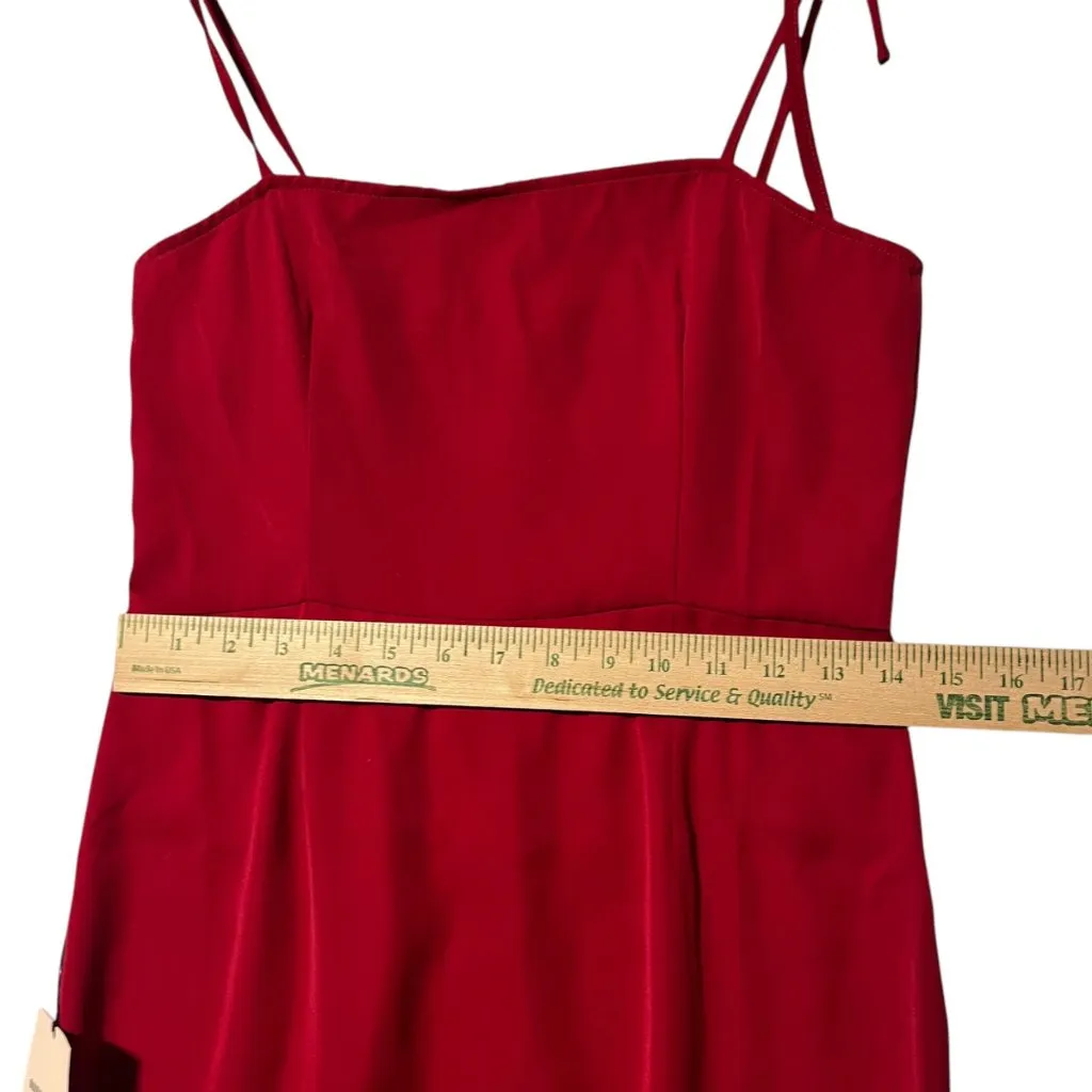 Superdown‎ Kendall Midi Dress Women's M Red Bodycon Going Out Romantic Flirty - Image 8