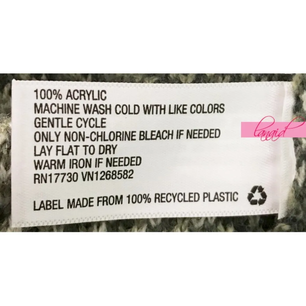 Universal Thread Distressed Camo Cardigan Oversized Olive Camouflage Sweater XS - Image 11