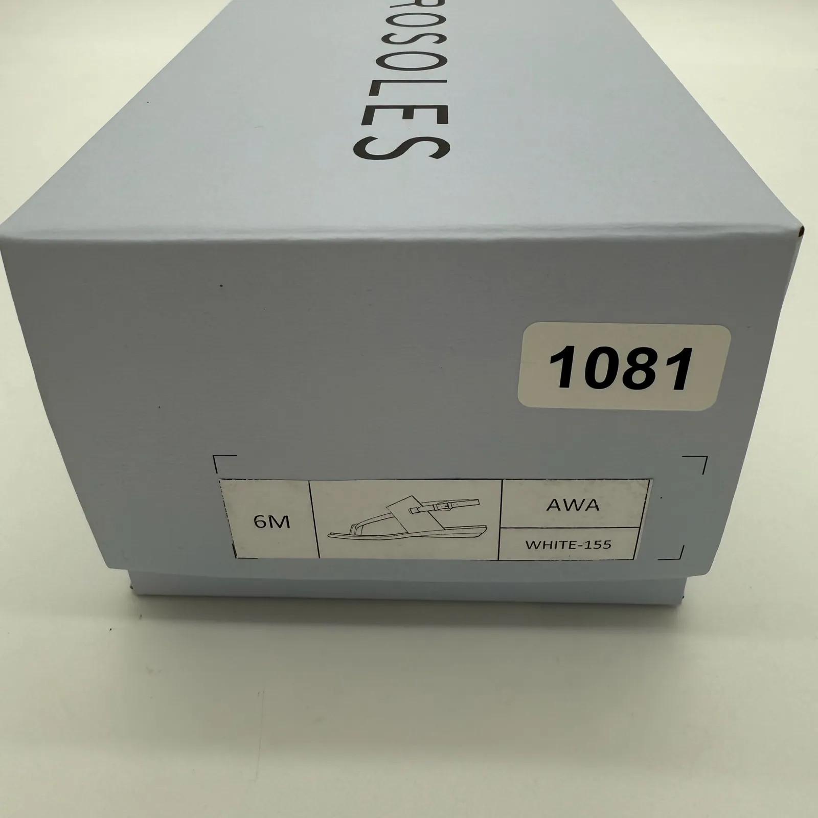 Aerosoles Awa Comfort Casual White Faux Leather Plush NWB Sandals 6 - Image 5