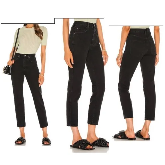 Free People We The Free Stove Pipe Jeans color “Black Out” size 28 🆕 - Image 2