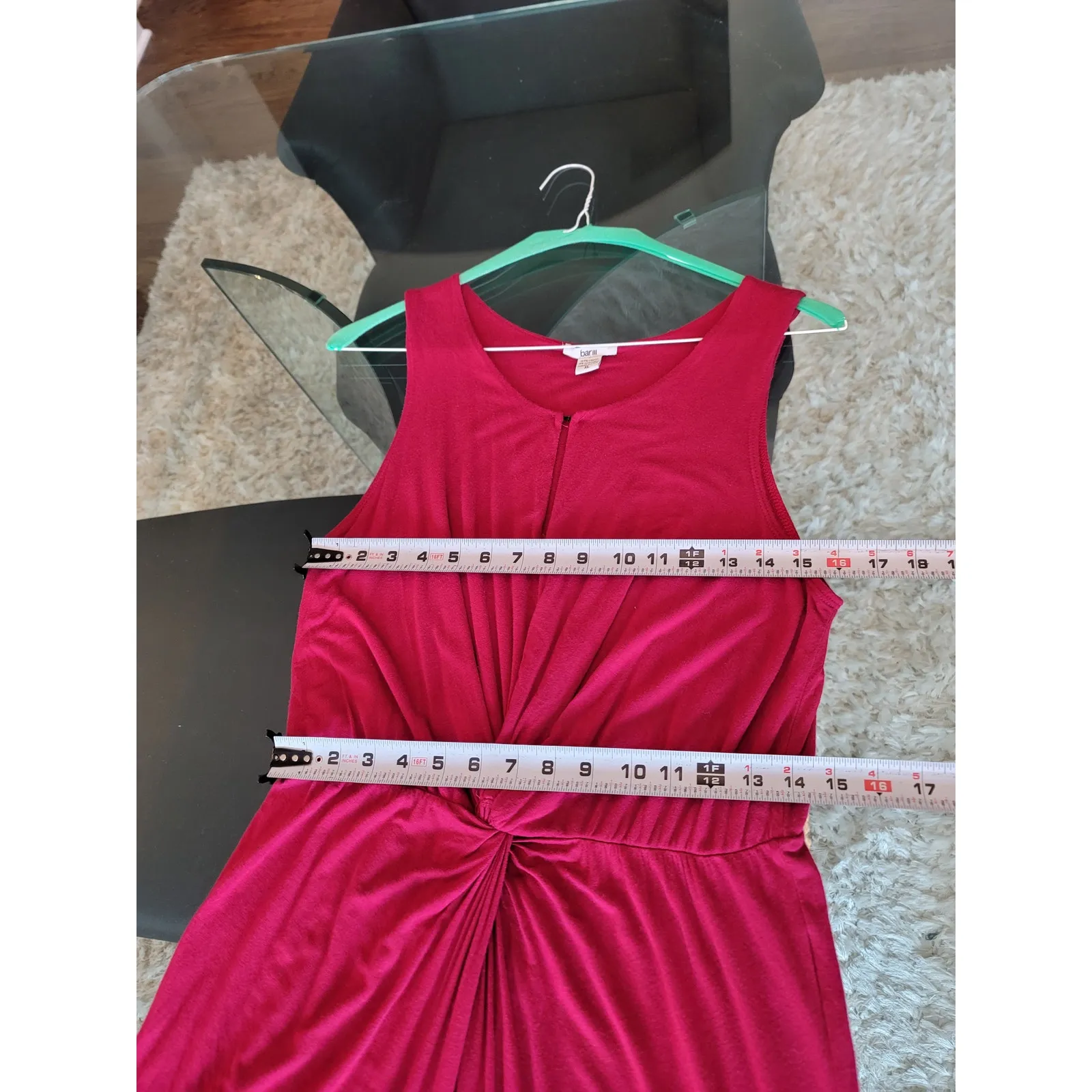 Bar III Romper Women's XL Pink Sleeveless Twist Front Keyhole Rayon Spandex - Image 12