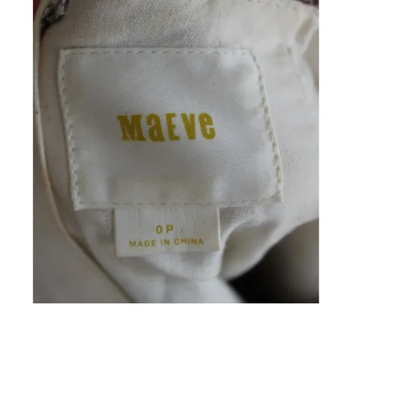 Anthropologie Maeve Brown Tweed Pencil Skirt Contoured Seamed Size O Petite - Image 6