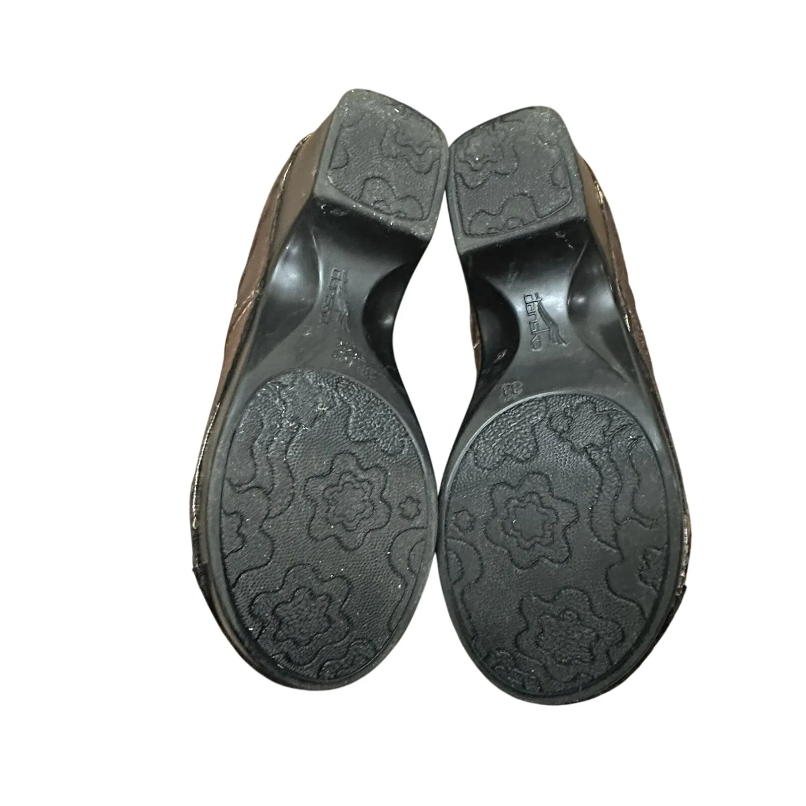 DANSKO Hailey Professional Staple Clog Mule Platform Nursing Shoe Studs 7.5-8/38 - Image 9