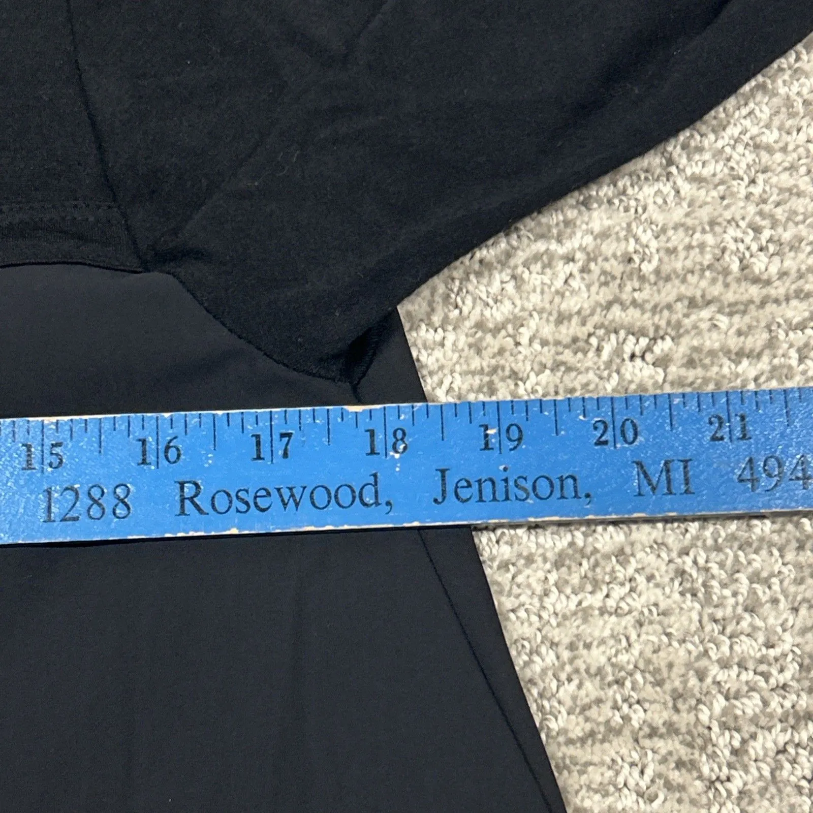 Jason Comfy USA Tunic Top Womens XS Stretch Black Lagenlook J104 USA - Image 6