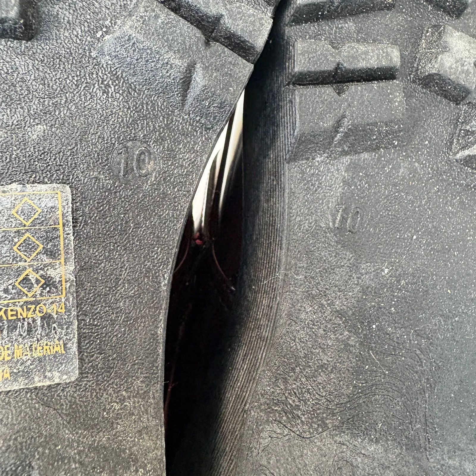 Yoki Vegan Leather Platform Buckle Boots Dark Red Size 10 - Image 7