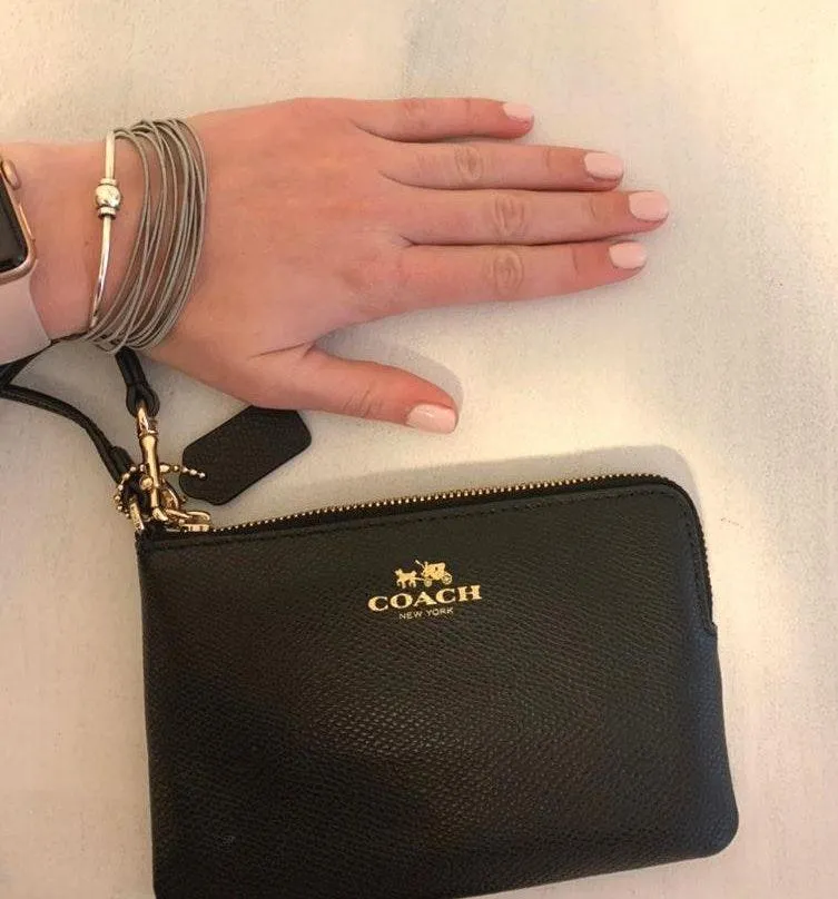 Coach Black Wristlet / Clutch Wallet - Image 4