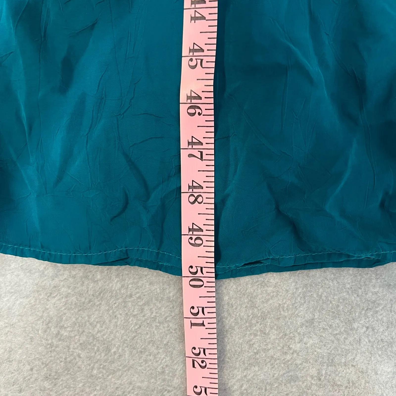 Johnny Was Embroidered T-Shirt Maxi Dress Turquoise Tribal M Boho Folk Indie - Image 15