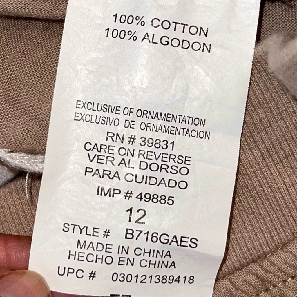 Democracy Tan Cargo Shorts with Drawstring Waist - Image 6