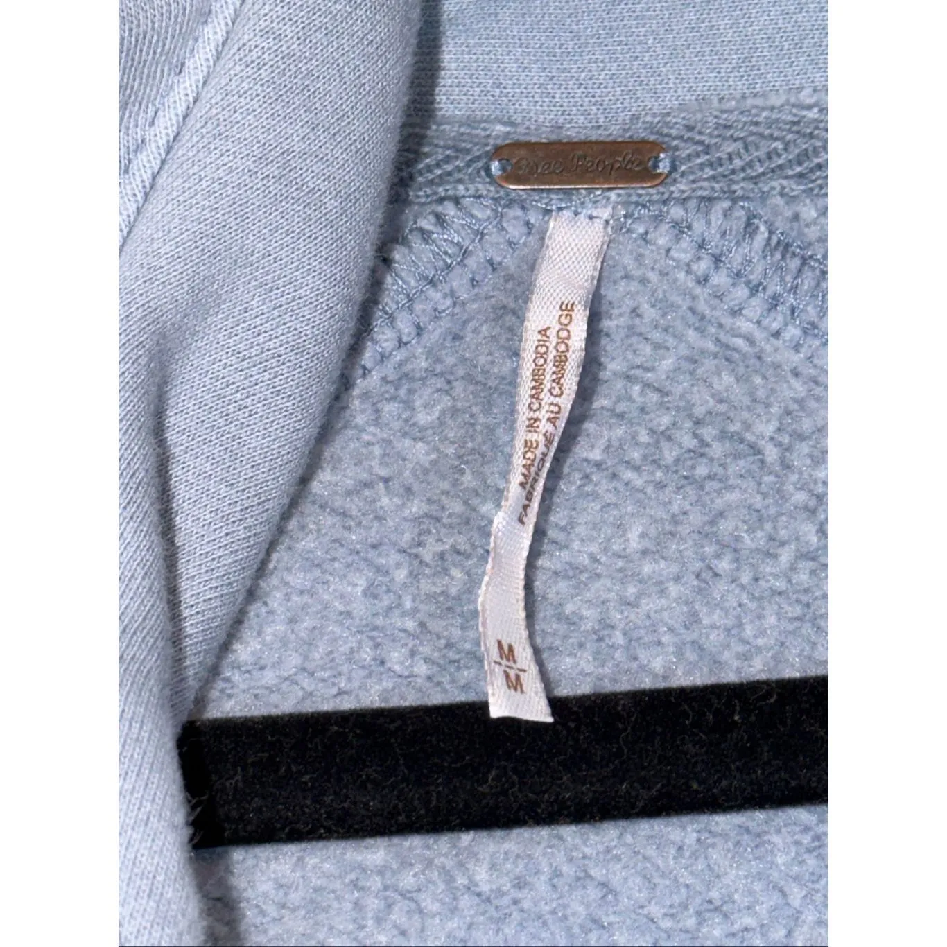 Free People Jordan Slouchy Reversed Fleece Jacket - Image 5