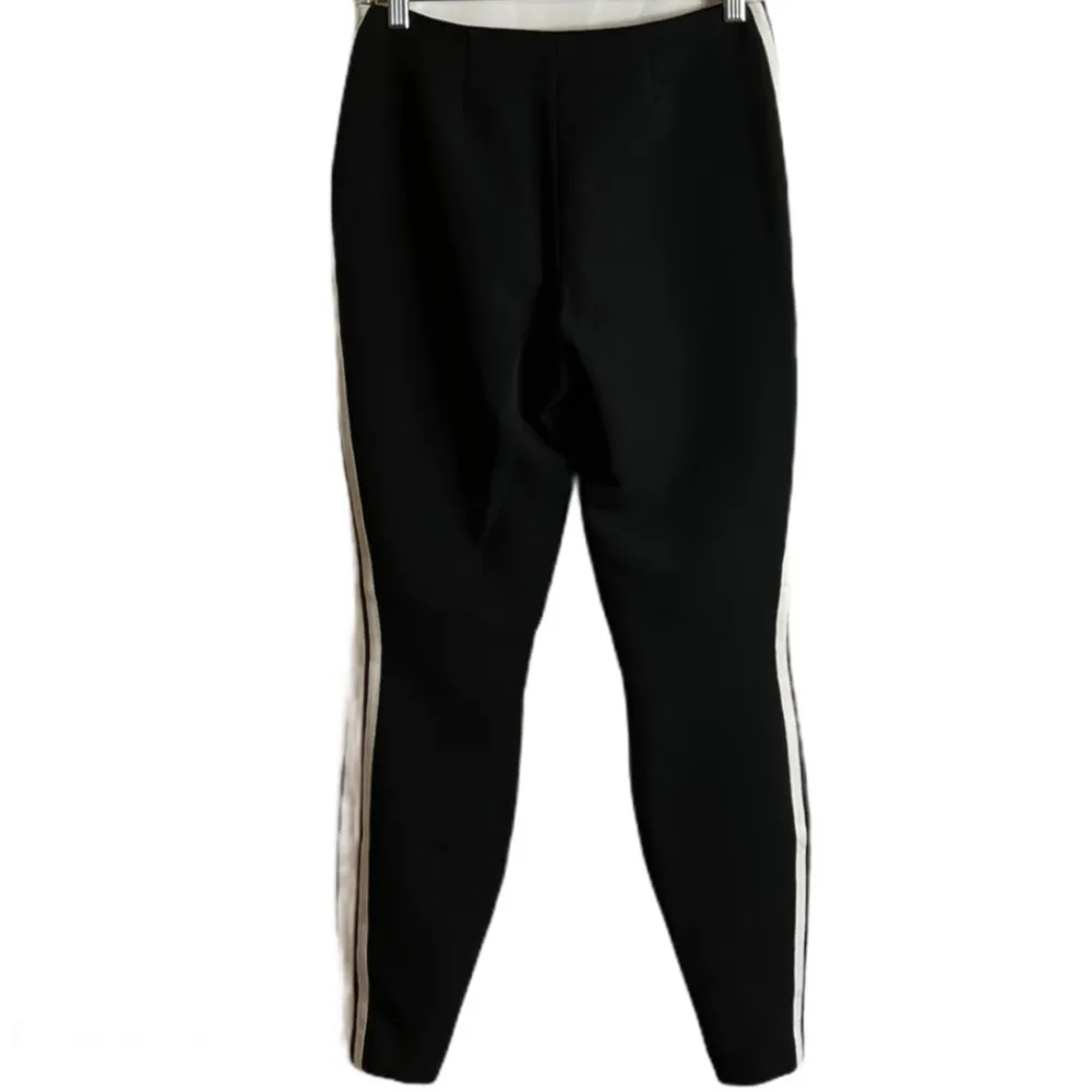 Cinq A Sept Black White Striped Kiana Pants Size 4 - Image 6