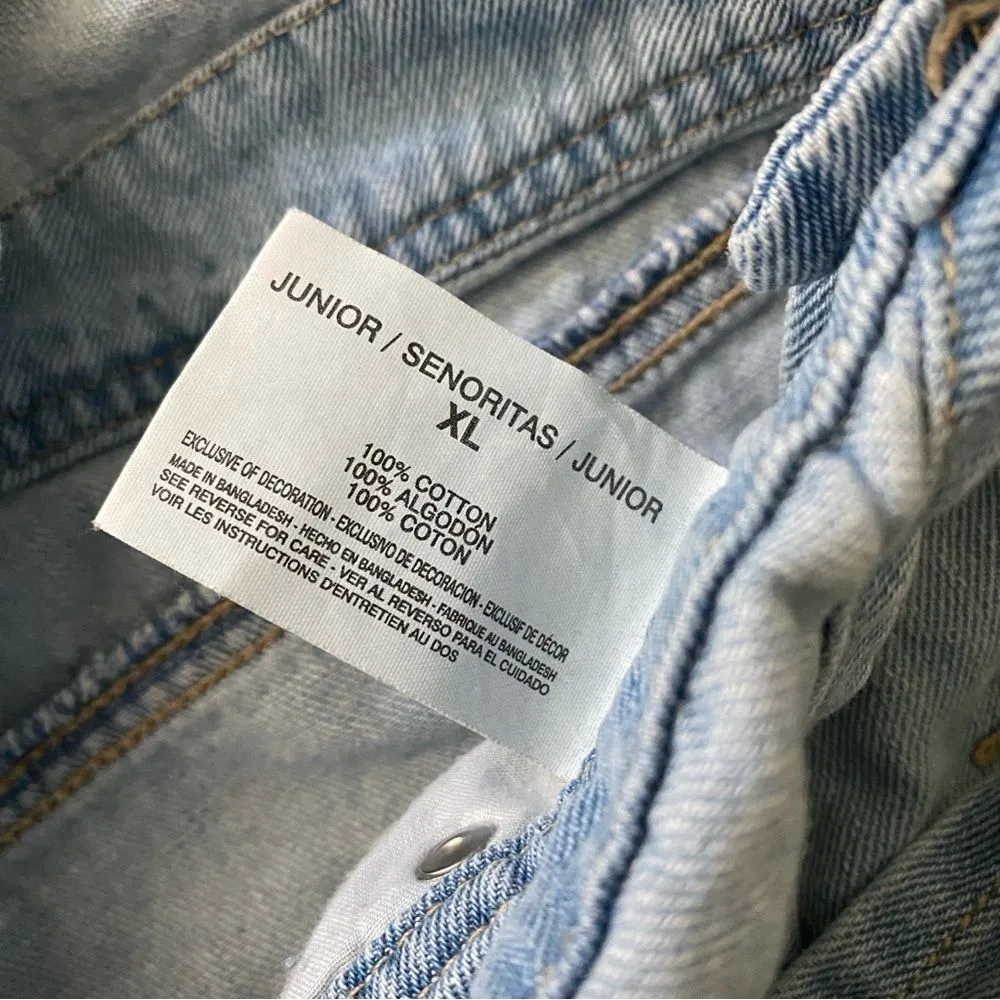 l.e.i. Suri Short Overalls Retro 2013 Cotton XL Junior Size - Image 5