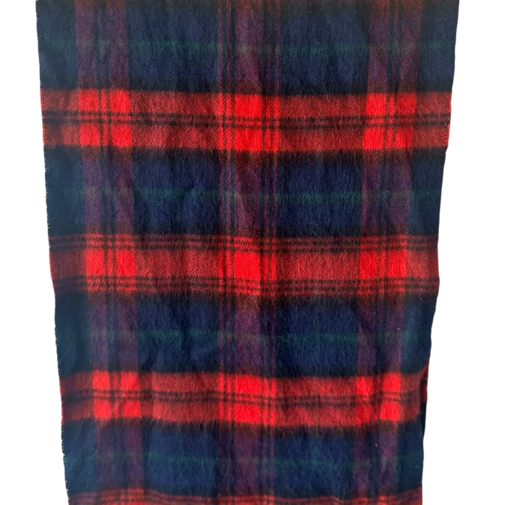 Acme Studios VTG 90s Looney Tunes Sylvester Tweety
Plaid Scarf Embroidered Patch Red - Image 5