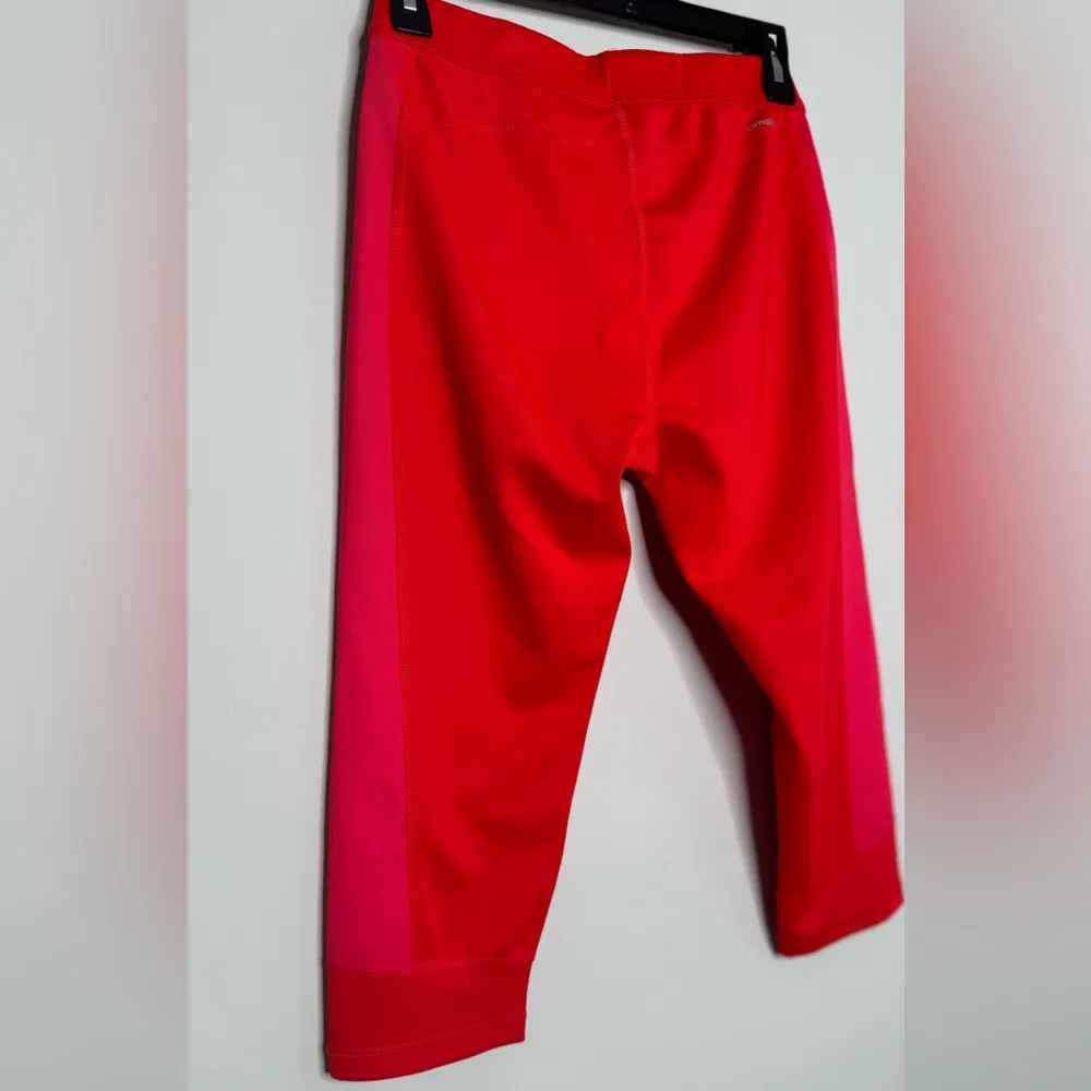 Womens Adidas Womens Yoga Athletic Capri Red Size Medium - Image 2