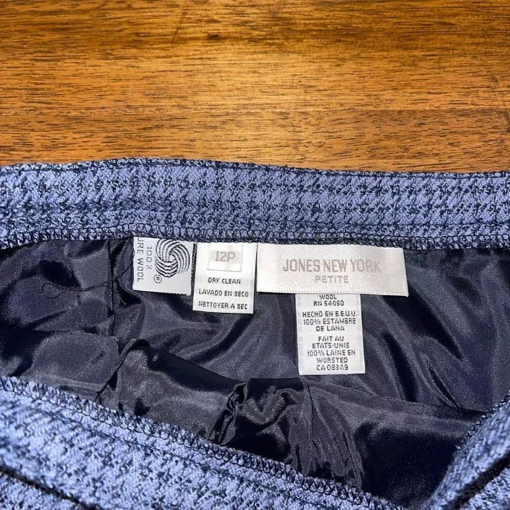 Jones New York Petites Wool Skirt 12P - Image 4