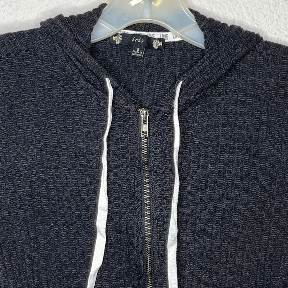 Iris  Zip Hoodie Sweater - Image 5