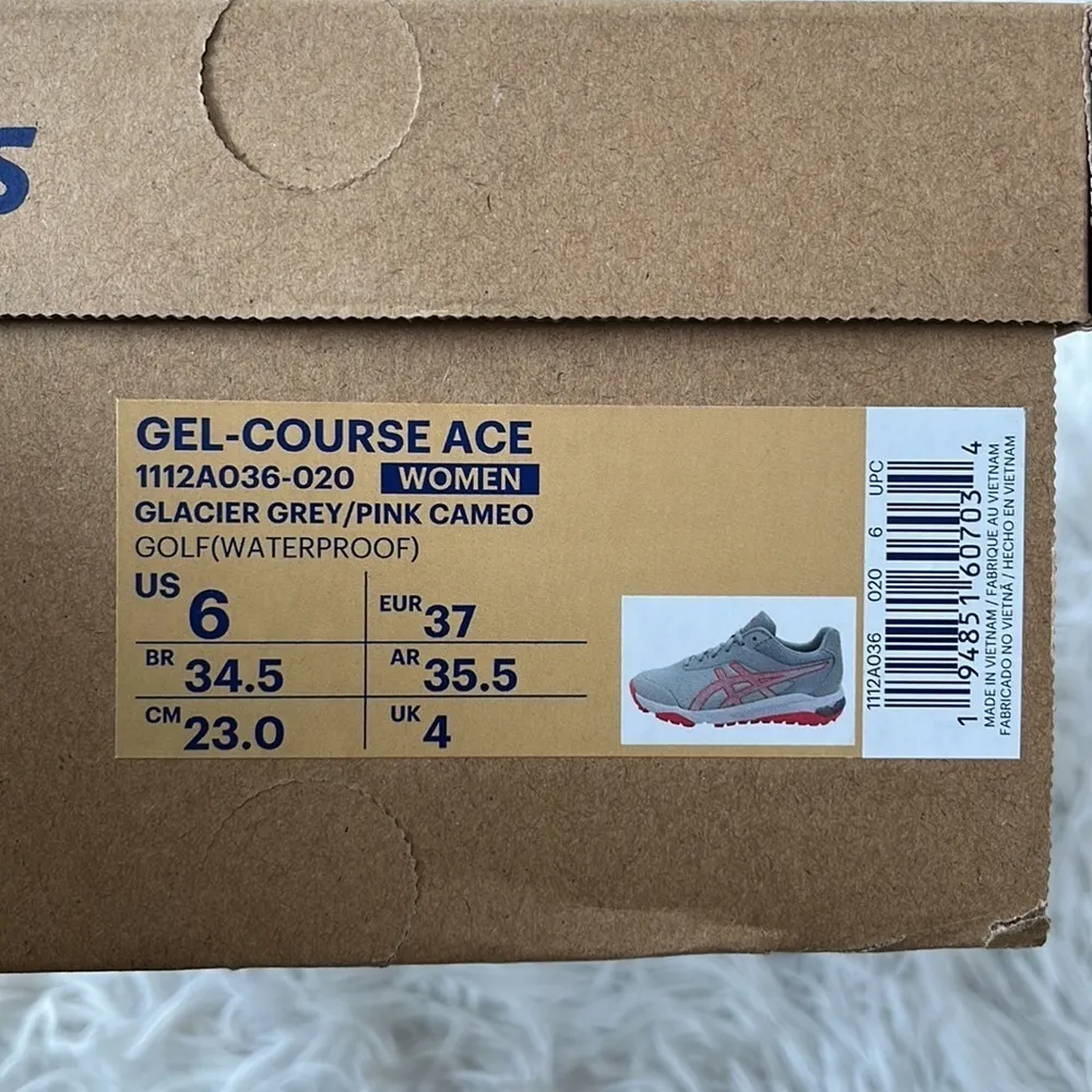 Asics Women's Gel-Course Ace Golf Shoes glacier grey/pink cameo size 6 - Image 3