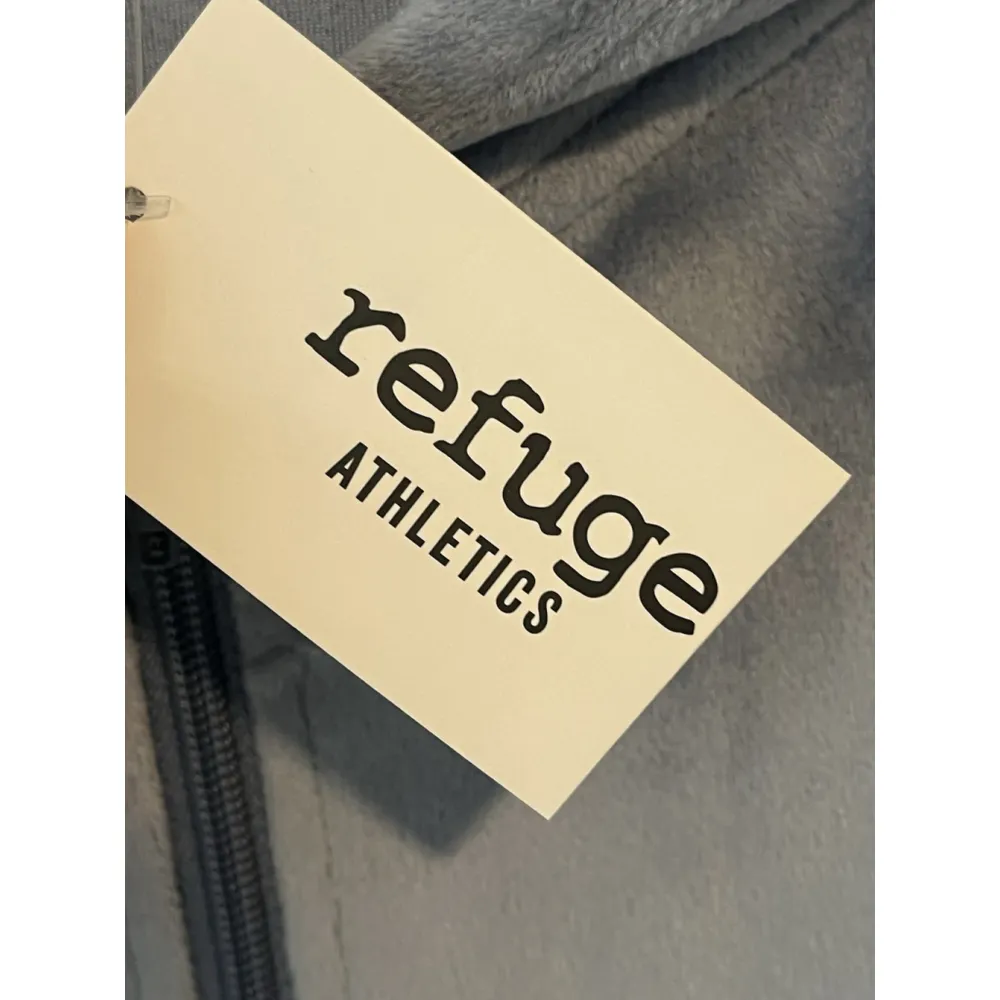 Refuge Hoodie Jacket Womens S Blue Velour Velvet Full Zip Rinestone QUEEN NWT - Image 7