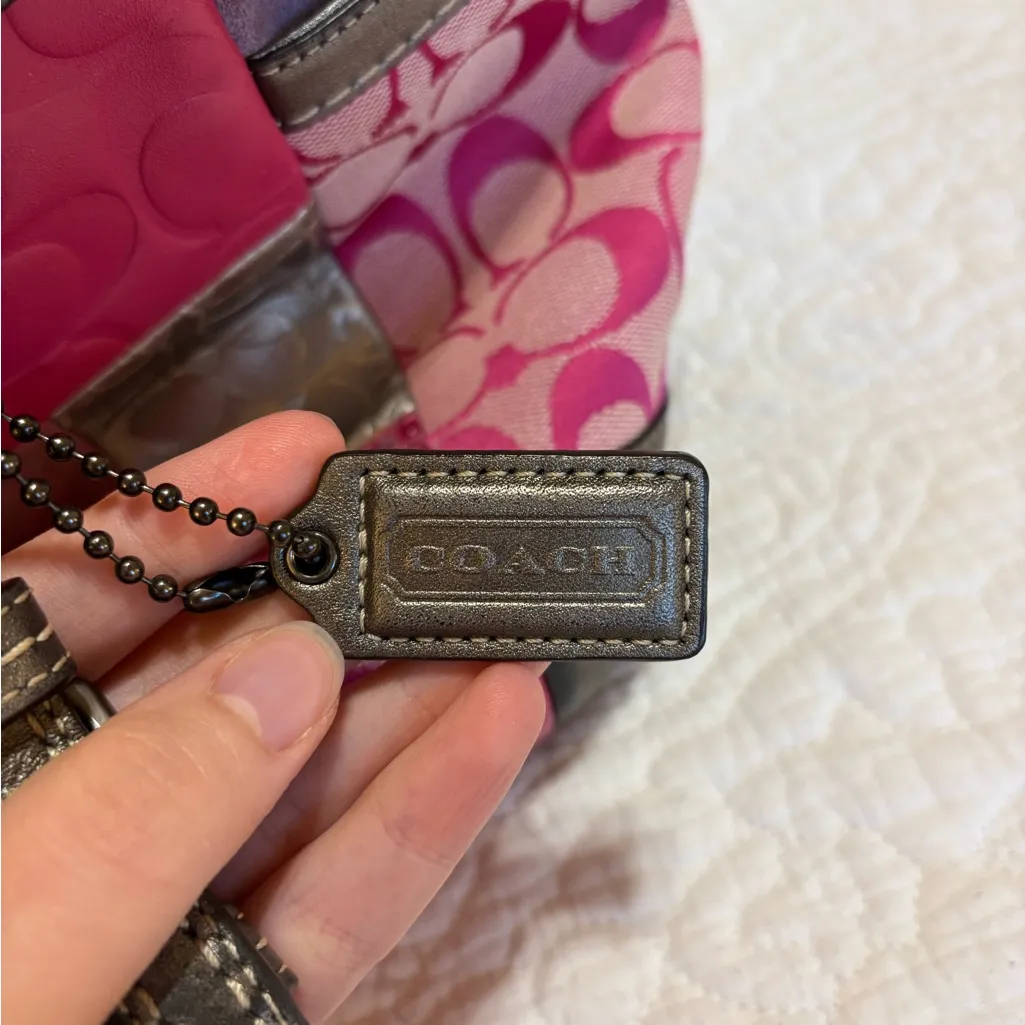 Vintage Coach Patchwork Tote Bag - Image 6