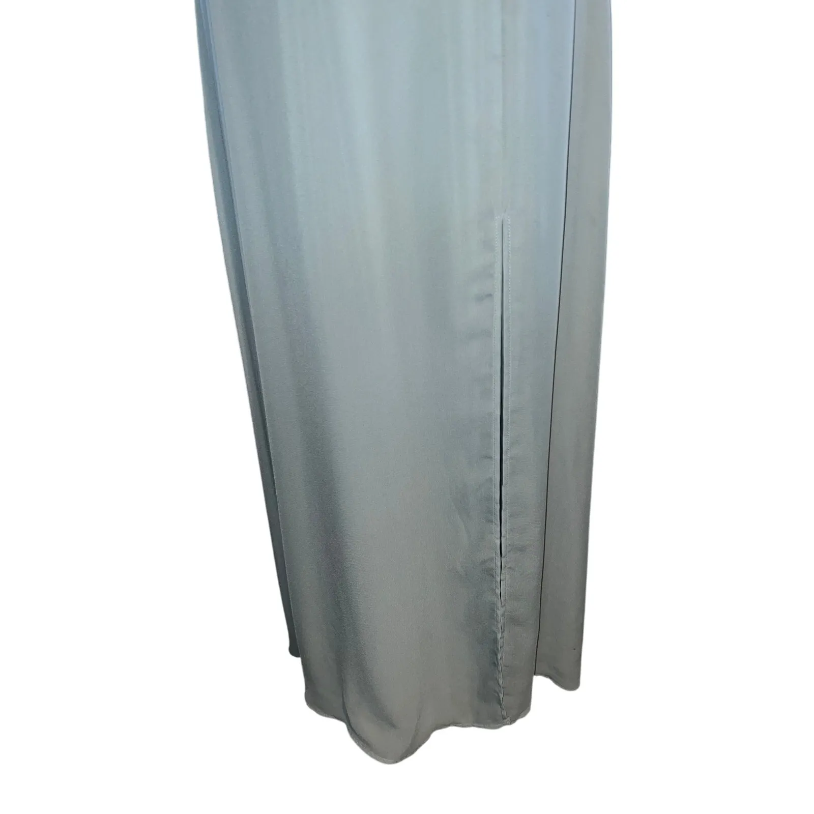 Birdy Grey‎ Amy Dress Sea Glass Chiffon Bridesmaid Gown Size Small Weddi… - Image 5