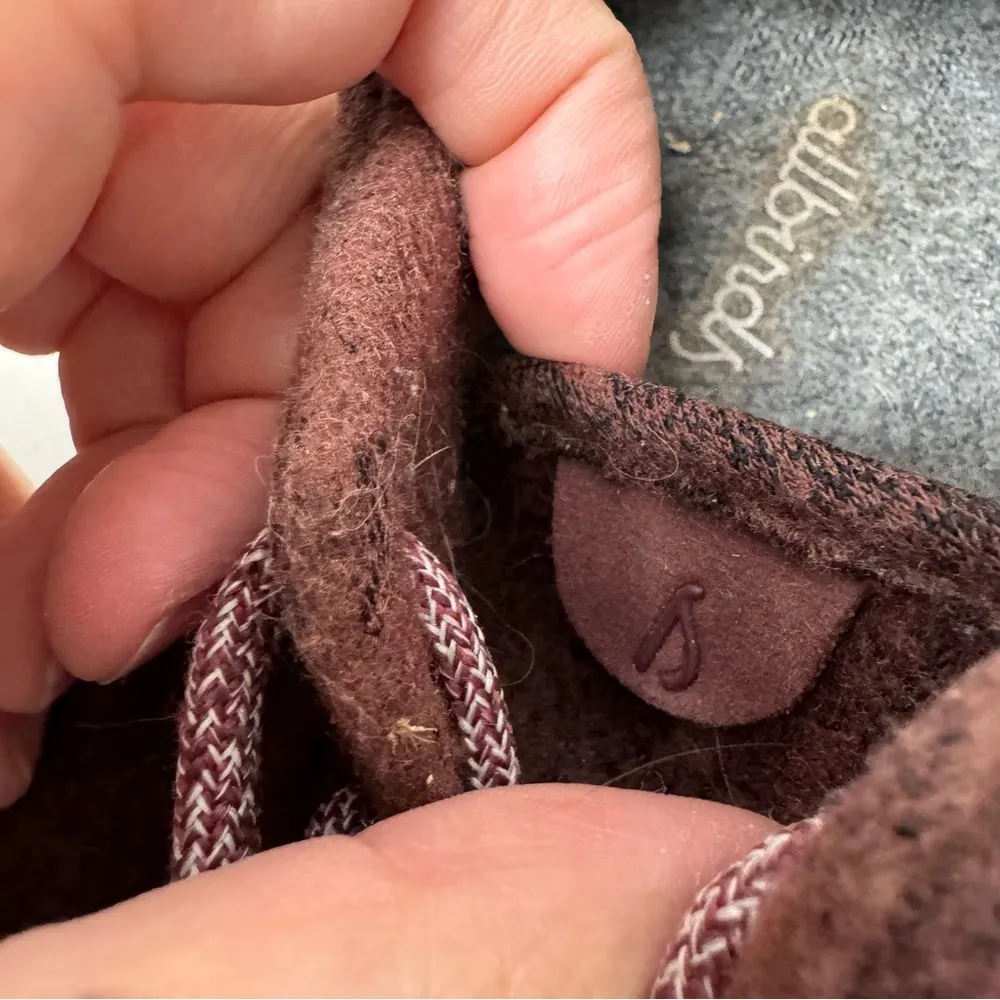 Allbirds Wool Red Burgundy Lace Up Sneakers Womens 8 Comfort Shoes Fall Classic - Image 6