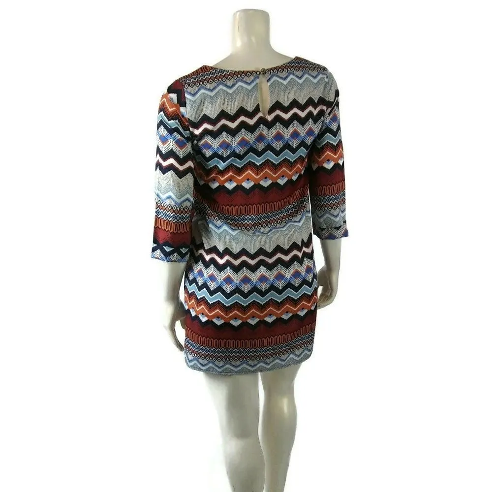 EVERLY Multicolor Shift Medium Dress - Image 4