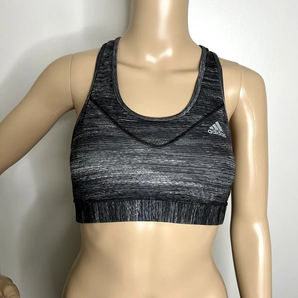 Adidas Patterned Racerback Sports Bra - Image 8