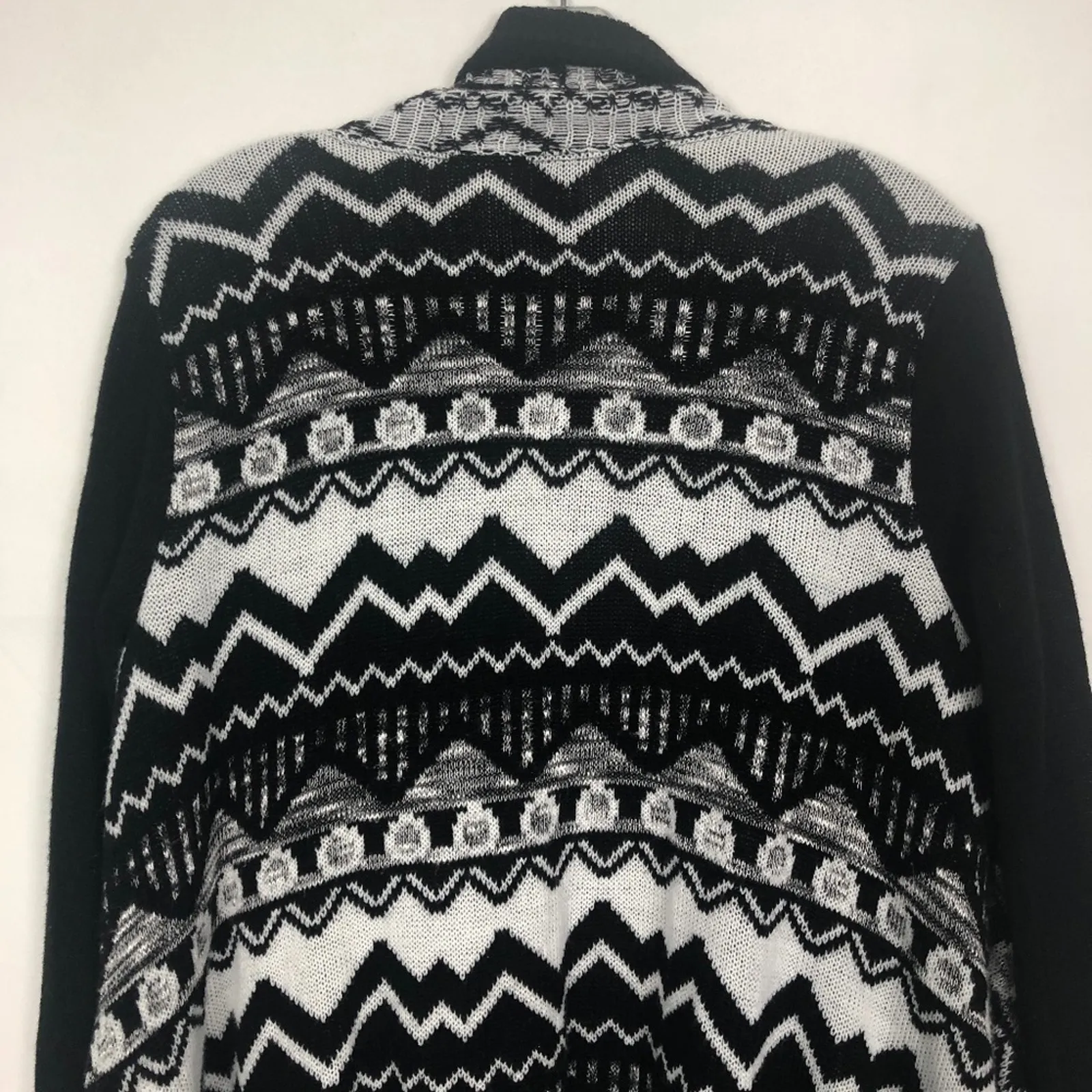Wet Seal Open Front Tribal Print Cardigan Size Small Soft Stretch - Image 7